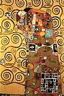 Fulfillment,Stoclet Frieze I by Gustav Klimt